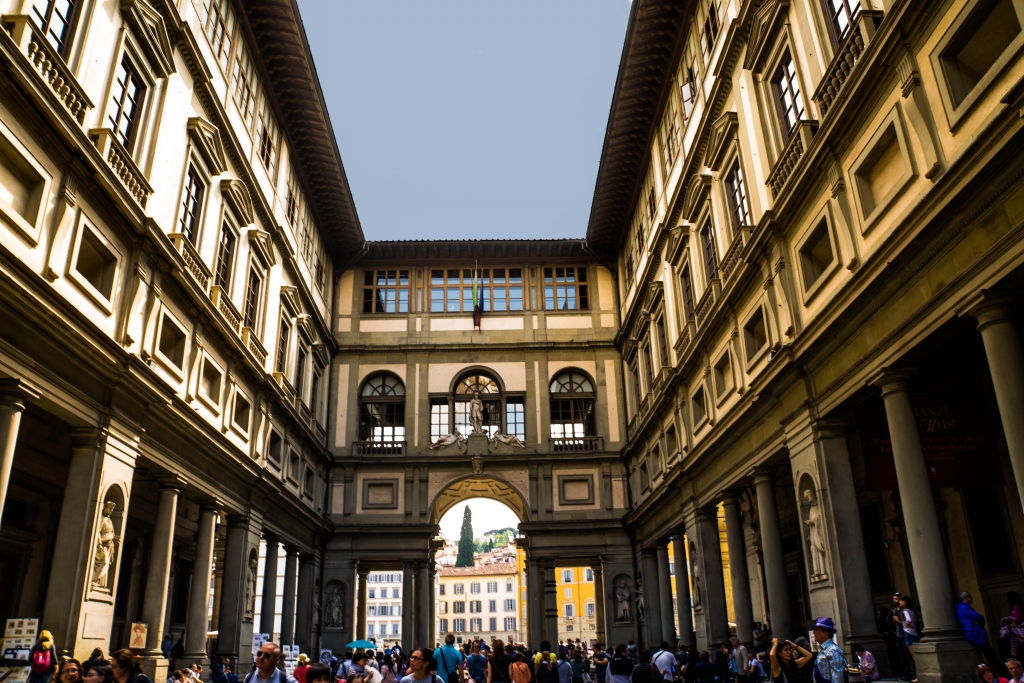 Uffizi Museum  in Florence Italy 