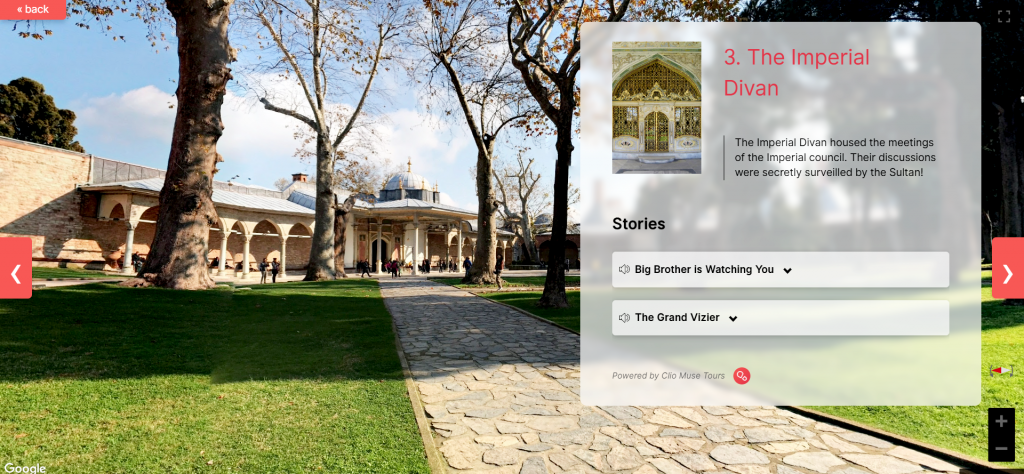 Topkapi virtual tour experience