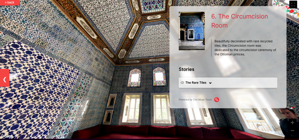 Topkapi virtual tour experience