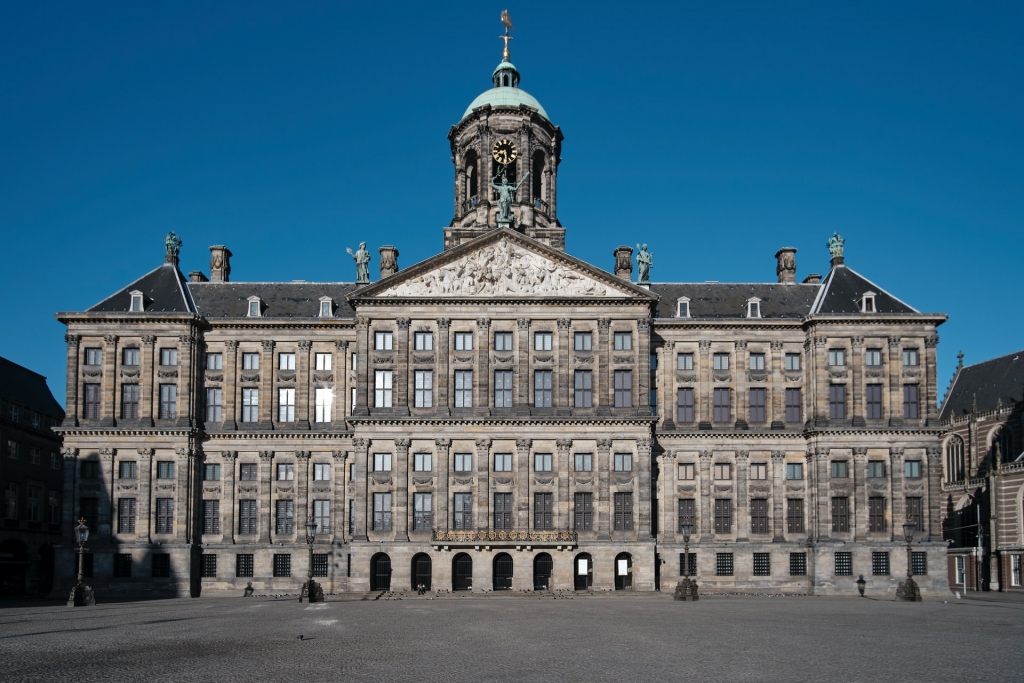 dam square in Amsterdam