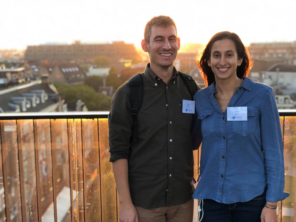 on top of Booking Cares Lab building