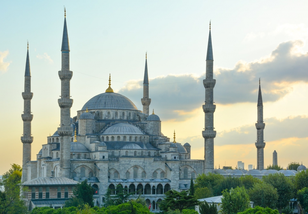 Visit the Blue Mosque in Istanbul