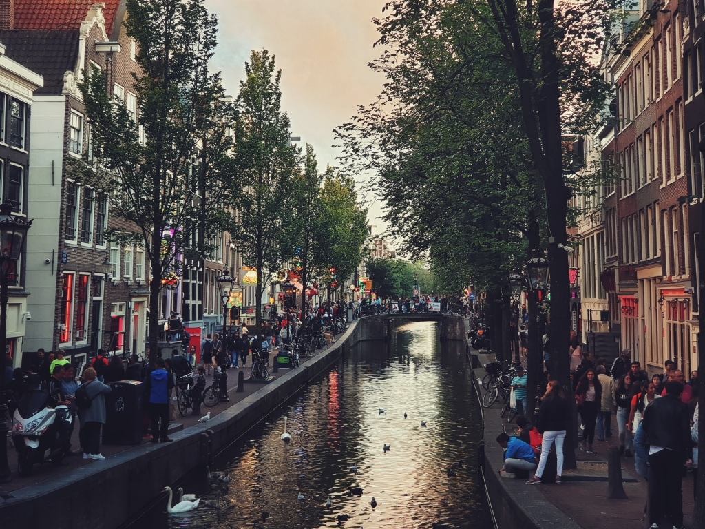The Red light district is the oldest sector in Amsterdam