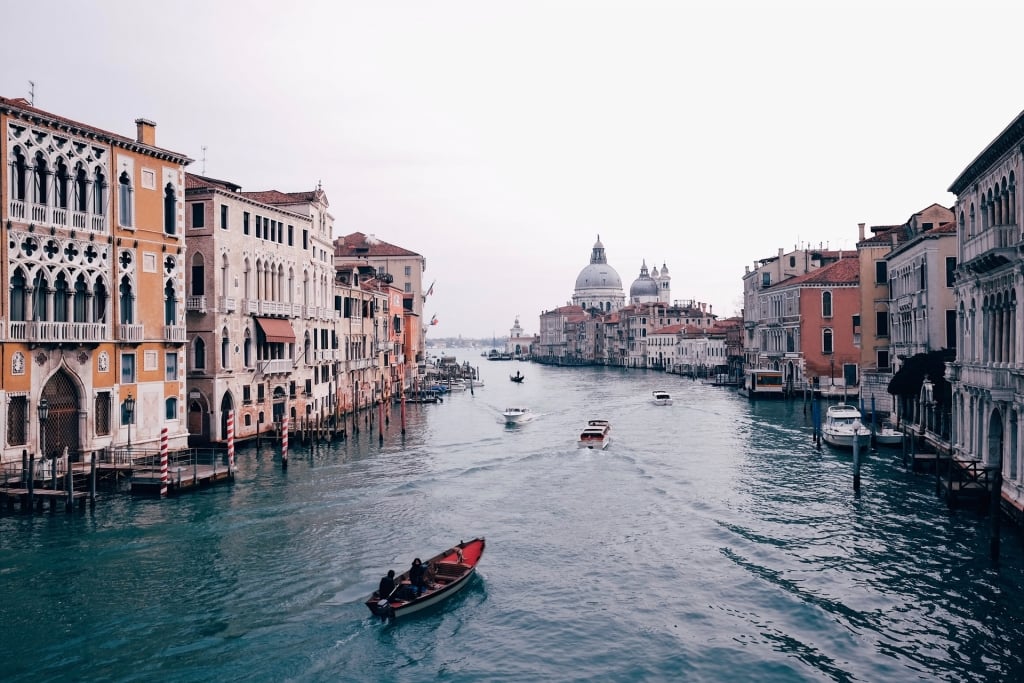 Gondola ride in Venice's canals