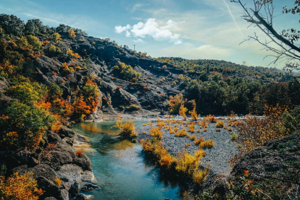 Venetikos River in Grevena, Greece's Mainland