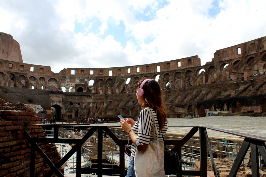 The making of audio tours at Clio Muse, Colosseum 