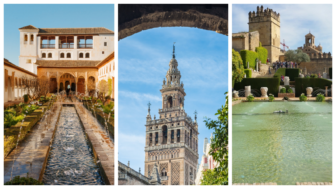Granada, Seville, Cordoba city tour, and Alhambra, Seville Alcazares and Cordoba Mosque combo audio tour