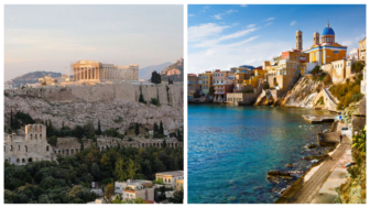 Athens city tour and Syros City tour combo audio tour