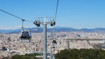 Montjuïc Cable Car: Entry Voucher with Audio Guide