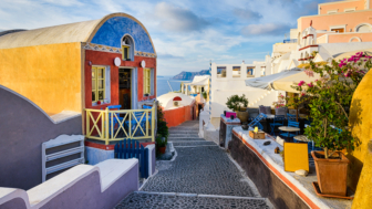 Oia City Tour: Walking into the sunset